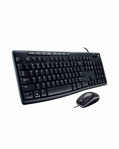 logitech mk200 media wired keyboard and mouse combo flipkart