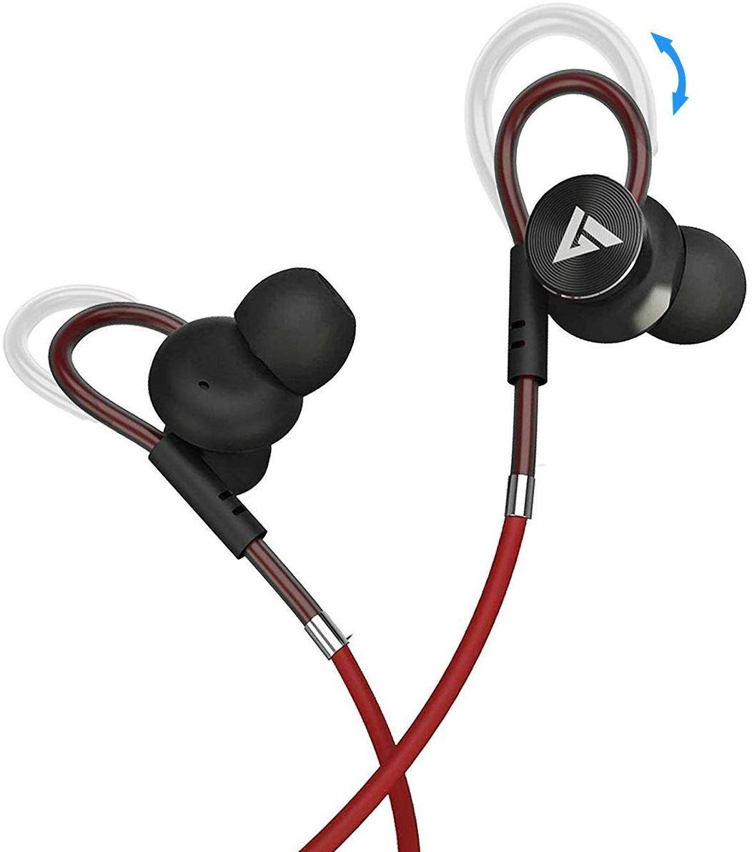 boult audio bassbuds loupe wired headset with mic