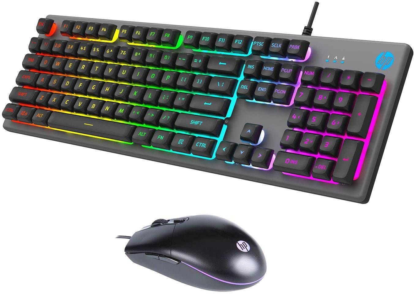 havit gaming keyboard and mouse black