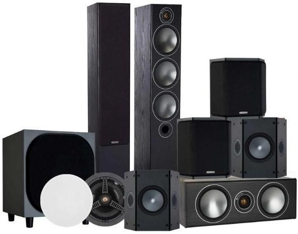 Fully active ASCENDO 7.1 home theater system