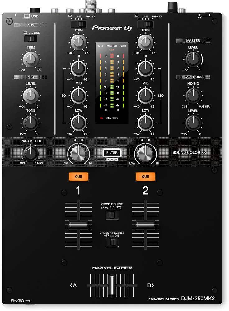 Pioneer Djm 250 Mk2 Dj Mixer zoom image