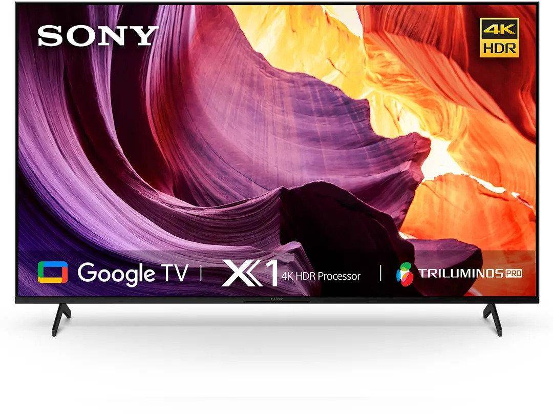 TV LED 85  Sony BRAVIA 85X80L, 4K HDR, TDT HD, DVB-T2, Smart TV (Google TV),  Dolby Atmos / Vision, Assistant, Alexa, Bluetooth, Chromecast, Eco